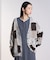 PATCHWORK KNIT CARDIGAN