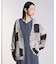 PATCHWORK KNIT CARDIGAN