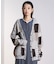PATCHWORK KNIT CARDIGAN