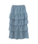 NYLON FRILL SKIRT