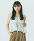 SLV.LESS GATHERED BLOUSE