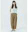 SLV.LESS GATHERED BLOUSE