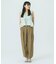 SLV.LESS GATHERED BLOUSE