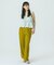 SLV.LESS GATHERED BLOUSE
