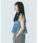 SLV.LESS GATHERED BLOUSE
