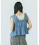 SLV.LESS GATHERED BLOUSE