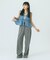 SLV.LESS GATHERED BLOUSE