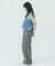 SLV.LESS GATHERED BLOUSE