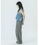 SLV.LESS GATHERED BLOUSE