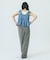 SLV.LESS GATHERED BLOUSE