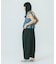 SLV.LESS GATHERED BLOUSE