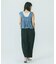 SLV.LESS GATHERED BLOUSE