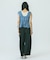 SLV.LESS GATHERED BLOUSE