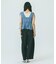 SLV.LESS GATHERED BLOUSE