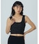 LAME KNIT BUSTIER