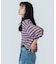 MULTI STRIPE POLO TOP