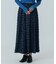 JACQUARD TUCK LONG SKIRT