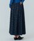 JACQUARD TUCK LONG SKIRT