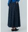 JACQUARD TUCK LONG SKIRT