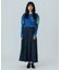 JACQUARD TUCK LONG SKIRT