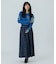 JACQUARD TUCK LONG SKIRT