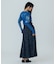 JACQUARD TUCK LONG SKIRT