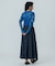 JACQUARD TUCK LONG SKIRT