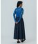 JACQUARD TUCK LONG SKIRT