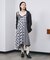 MIXED CHECK DRESS
