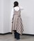 MIXED CHECK DRESS