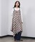 MIXED CHECK DRESS