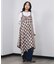 MIXED CHECK DRESS