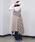 MIXED CHECK DRESS
