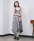 MIXED CHECK DRESS