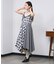 MIXED CHECK DRESS