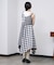 MIXED CHECK DRESS