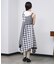 MIXED CHECK DRESS