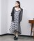 MIXED CHECK DRESS