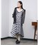MIXED CHECK DRESS