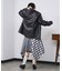 MIXED CHECK DRESS