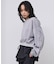 LAME RUFFLE SLEEVE SWEAT
