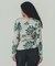 FLOWER PRINT WAFFLE TOP