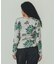 FLOWER PRINT WAFFLE TOP