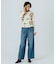 FLOWER PRINT WAFFLE TOP