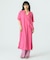 SLIT NECK S/S DRESS