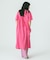 SLIT NECK S/S DRESS
