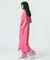 SLIT NECK S/S DRESS