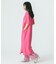 SLIT NECK S/S DRESS