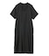 SLIT NECK S/S DRESS