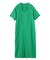 SLIT NECK S/S DRESS
